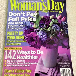 Woman's Day Magazine February 2010 "Pretty Up Your Home'